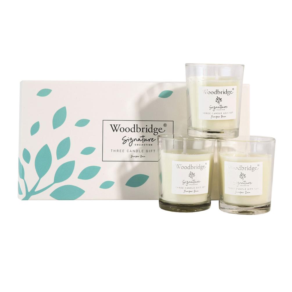 Woodbridge Juniper Rain 3 Votive Gift Set £10.79